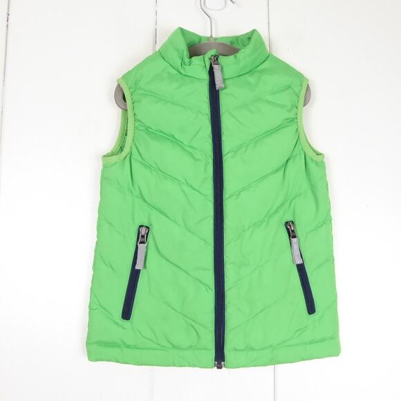 Hanna Andersson Down Puffer Vest Youth SZ 110cm US 4 Outdoors Warm Lightweight - Picture 1 of 9